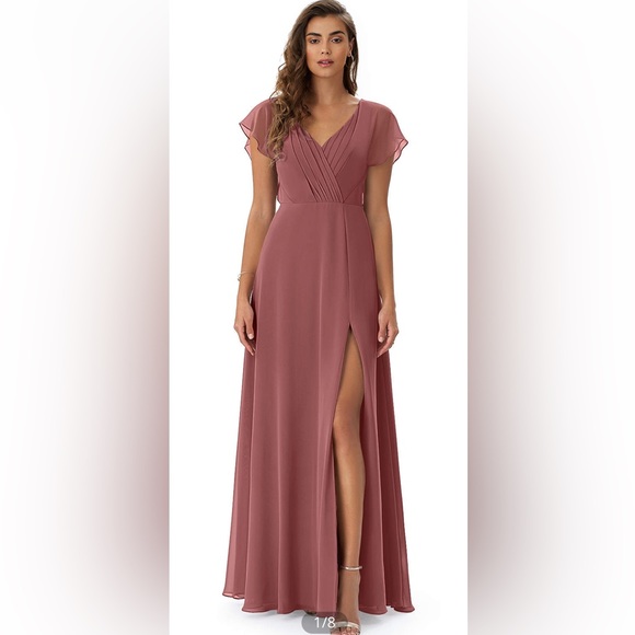 Azazie Rylee in Amethyst Size 8 - Picture 1 of 5